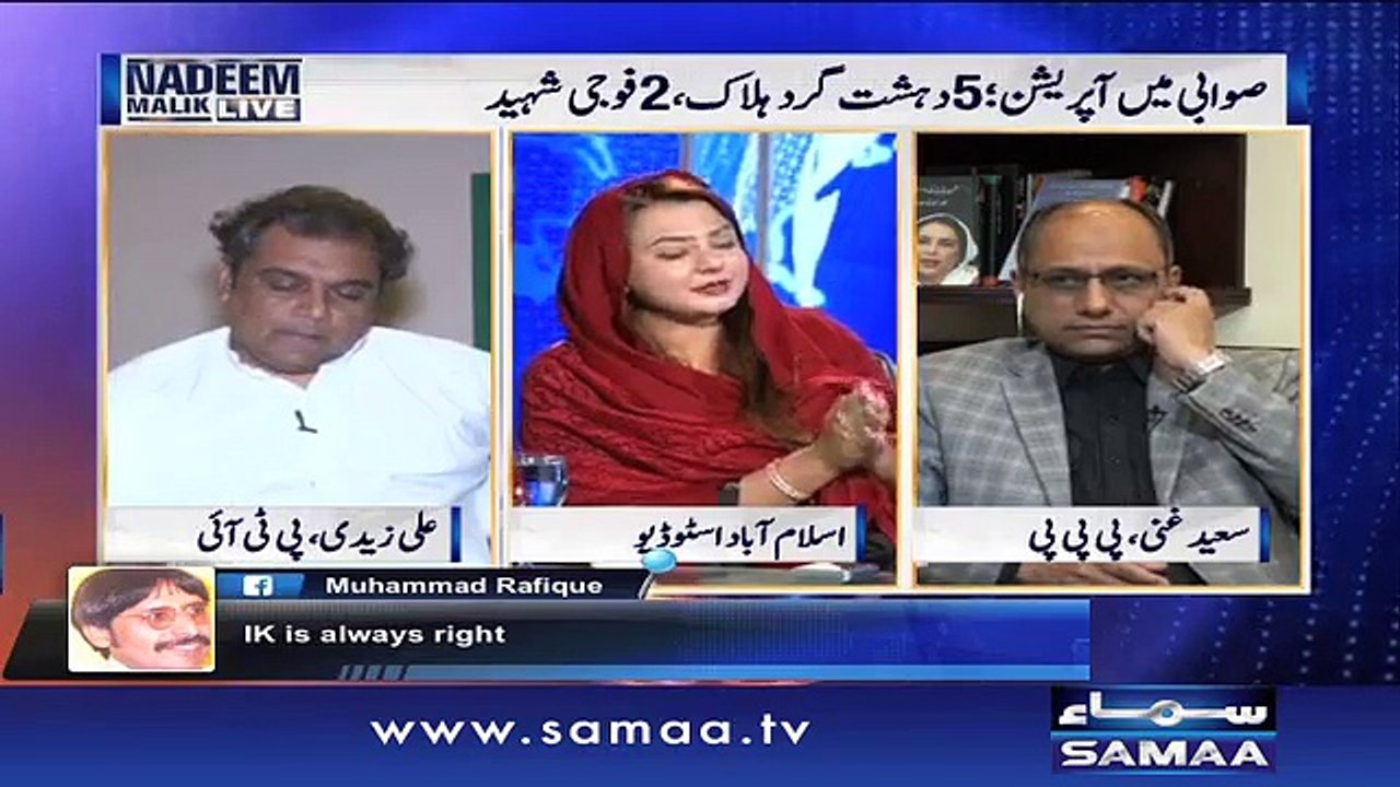 Ali Zaidi nay Maiza Hameed ko Patheechar Keh dia