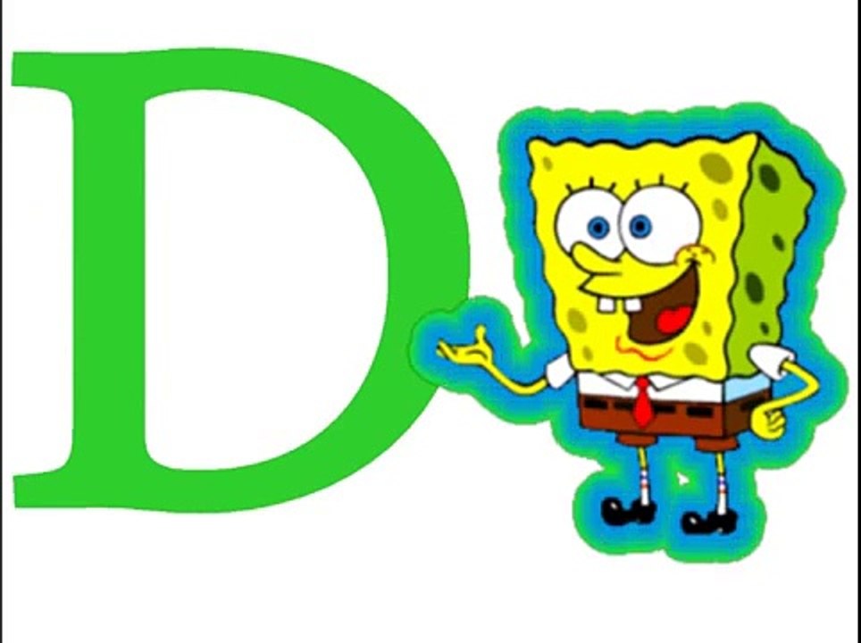 Alfabeto italiano per Bambini - impara lalfabeto con Spongebob - abc per bambini