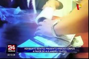 Heriberto Benítez presentó hábeas corpus a favor de Alejandro Toledo
