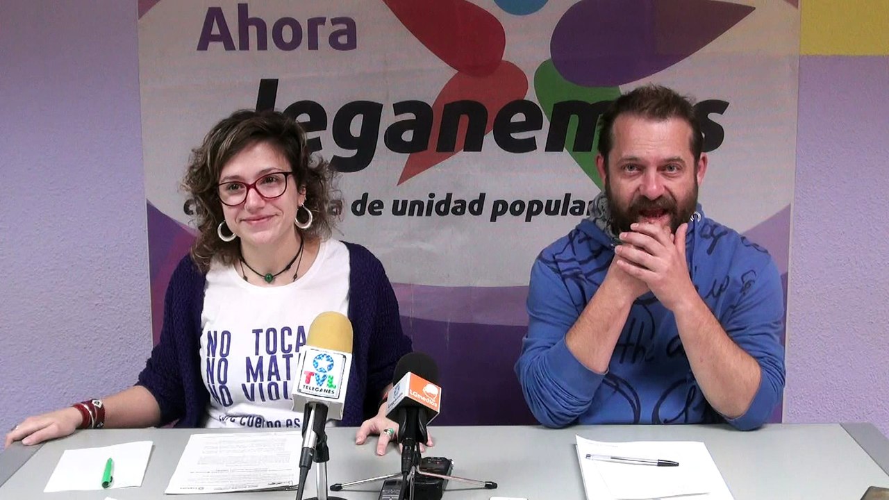 Rueda de prensa de Leganemos del 8 de marzo de 2017