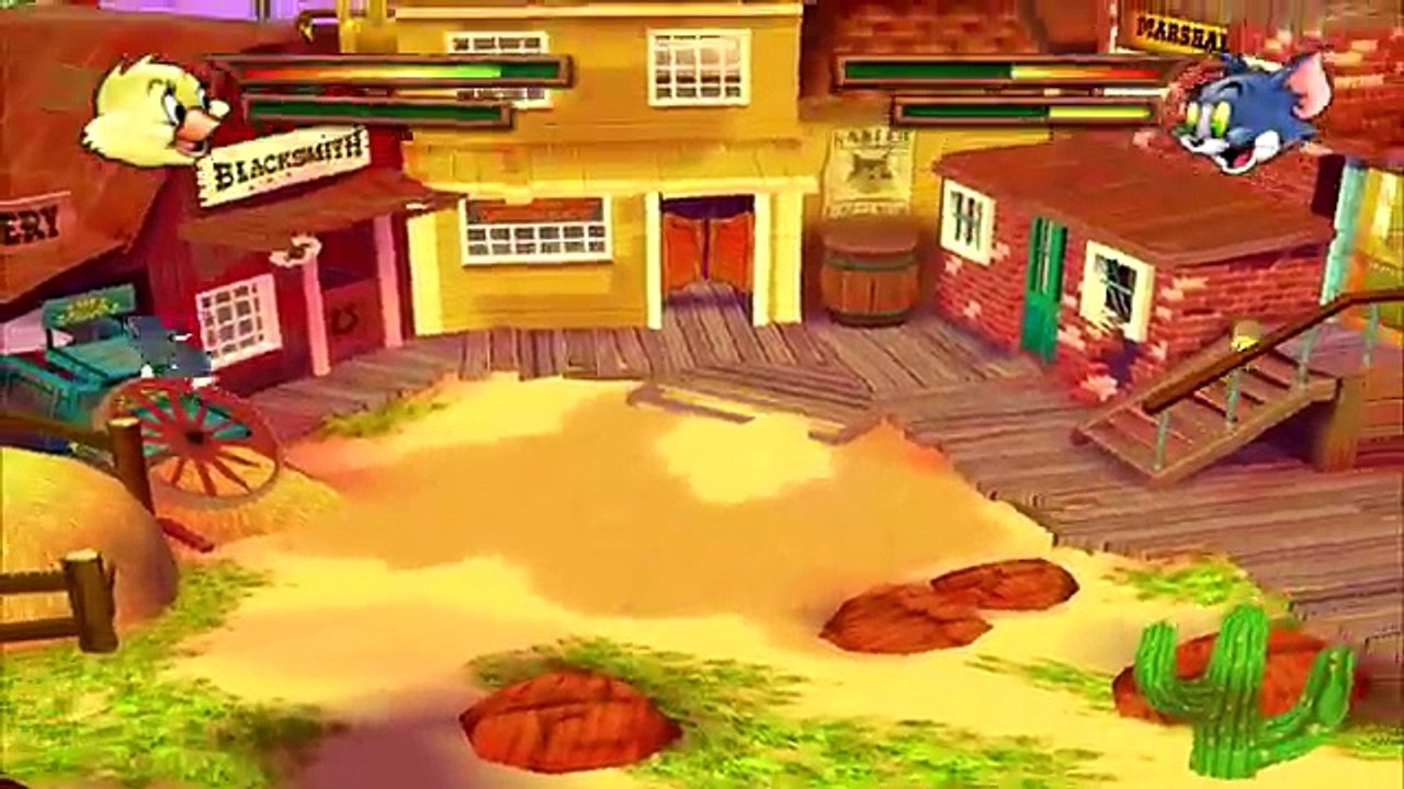 Tom and Jerry War of the Whiskers - Jerry and Nibbles vs Duckling and Tyke Cartoon Games f