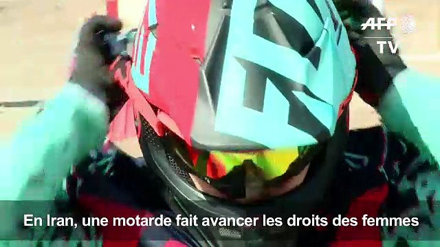 En Iran, une motarde fait avancer les droits des femmes