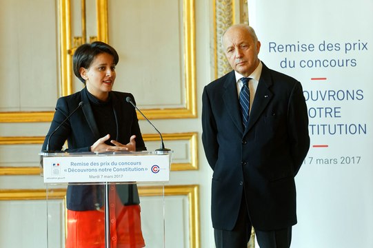 [ARCHIVE] Remise des prix du concours Découvrons notre constitution : discours de Najat Vallaud Belkacem