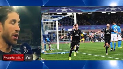 Entrevista Sergio Ramos [Napoli 1-3 Real Madrid] Champions UCL 07-03-2017