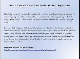 Global Endocavity Transducer Market Research Report 2016