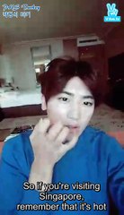 150923 Park HyungSik(박형식) Singapur V app [English Subtitle/Eng Sub]