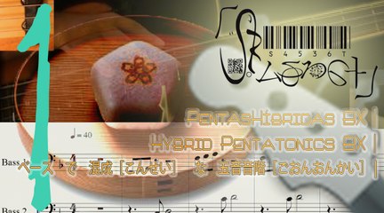 Hybrid Pentatonic BX1|Pentas Híbridas BX1|ー: ギター で 混成 な 五音音階