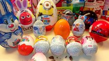 Unwrapping 25 Surprise Eggs Play Doh Frozen Disney Playmobil Winnie Pooh Filly and more