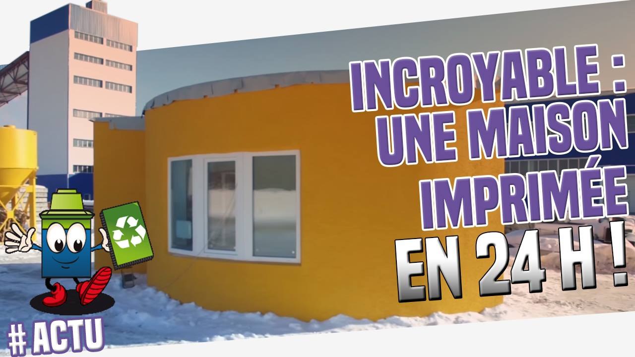 Une maison imprimé en 24h !