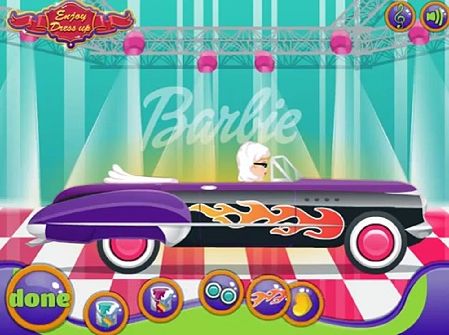 barbie car games mafa