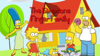 The Simpsons Finger Family | Nursery Rhymes | Dancing | HD