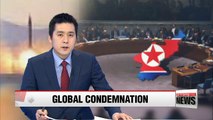 UN Security Council condemns N. Korea's missile launches