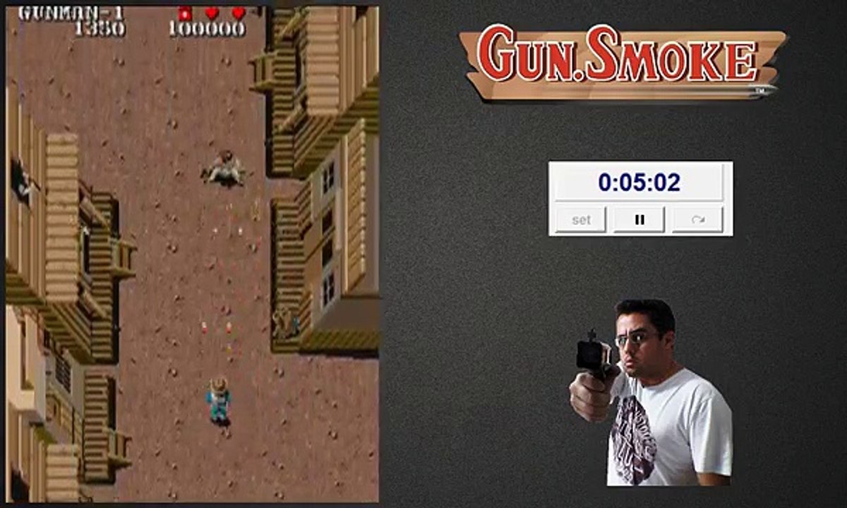 GUNSMOKE - ARCADE - 7 MINUTOS DE JOGO