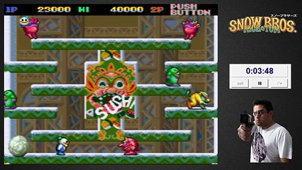 SNOW BROS - ARCADE - 7 MINUTOS DE JOGO
