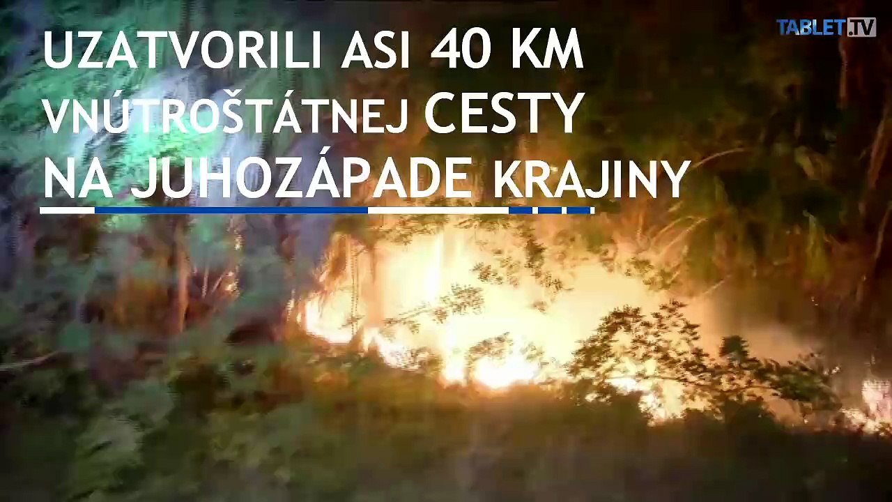 Pre lesný požiar na Floride uzatvorili diaľnicu, obyvateľov z okolia evakuovali