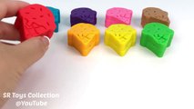 Learning Colours Video for Children Play-Doh Ice Cream with Cookie Cutters Fun and Creativ