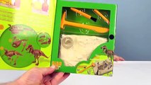 Las excavaciones de dinosaurios Тиранозавра desembalaje de juguetes Geoworld dino-excavaciones : el Esqueleto de Ti-rex