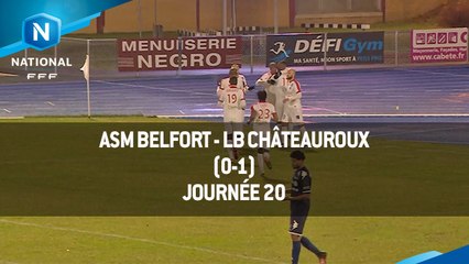 J20 : ASM Belfort - LB Châteauroux (0-1), le résumé