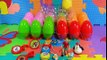 30 Surprise Eggs! NEW Surprise Eggs color Spongebob Spider Man Disney Hello Kitty Ninja Turtles HD