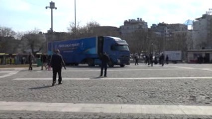 Evet İçin Yola Çıkan "Cine Tır" Gaziantep'e Ulaştı