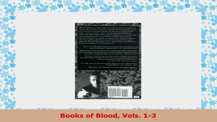 READ ONLINE  Books of Blood Vols 13