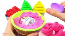 Play Dough Cupcakes Surprise Toys Paw Patrol Inside Out Sadness Hulk Snow White Disney Princess