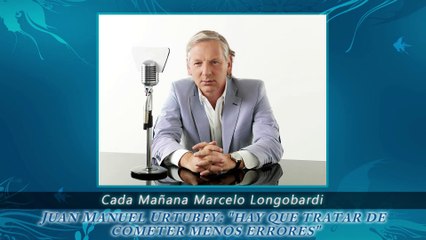 Juan Manuel Urtubey: "hay que tratar de cometer menos errores"