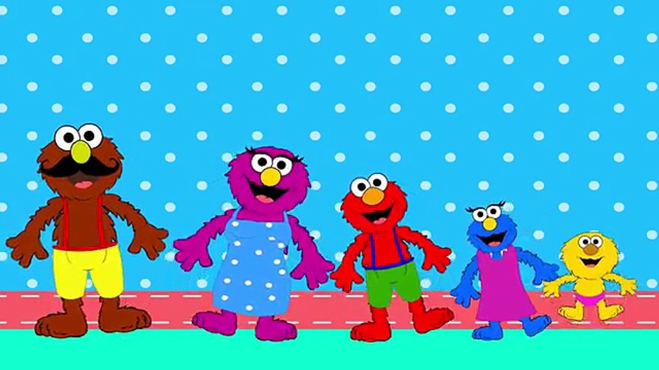 Sesame Street Pop Up Pals FINGER FAMILY SONG ♥Toy Nursery Rhyme♥ Lyrics and MORE Kids Song