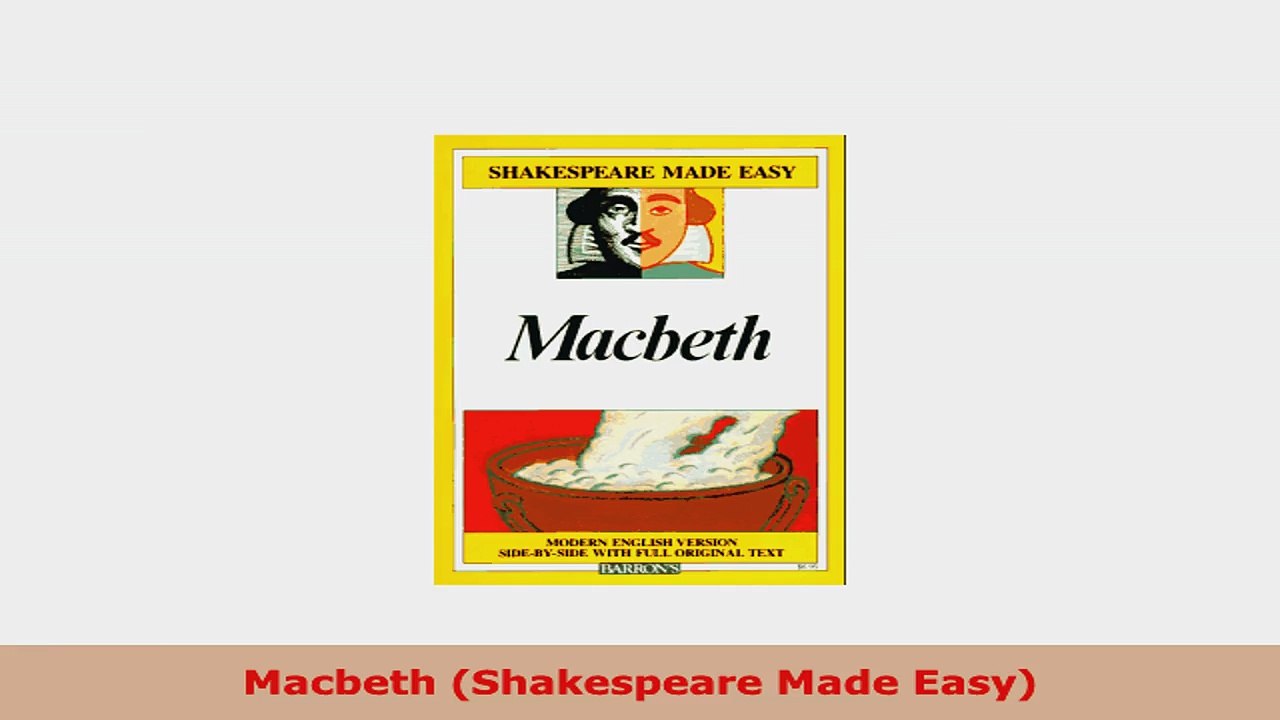 READ ONLINE  Macbeth Shakespeare Made Easy