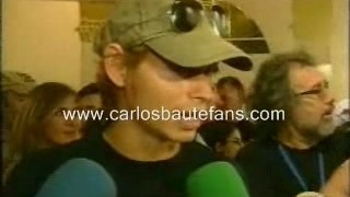CARLOS BAUTE MARCHÁNDOSE DEL DESFILE CIBELES