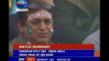 Virender Sehwag 183 to 200 Run with 4 4 4 4 1 Sehwag Show IND VS PAK