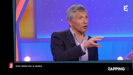 Zap midi 08 mars : Nagui pousse un coup de gueule contre les violences conjugales (Vidéo)