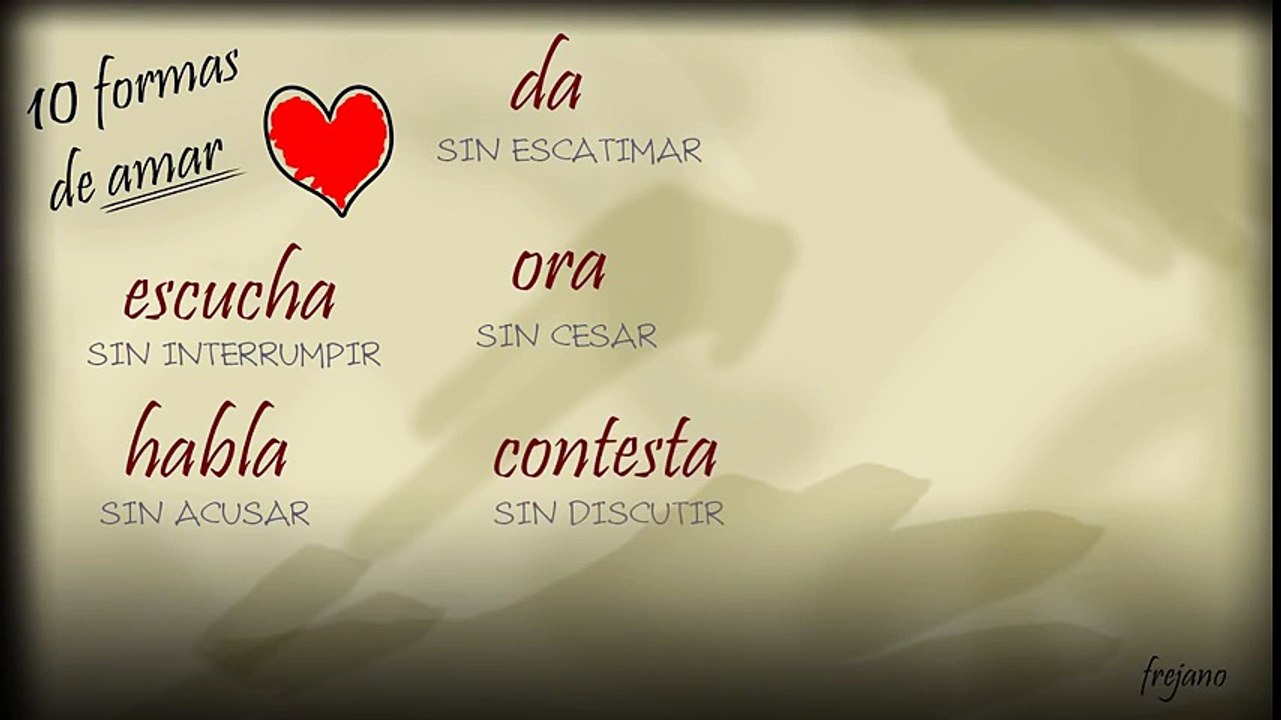 10 FORMAS DE AMAR