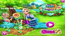 Elsa Mamá de Jardinería con su Hija de Disney Frozen Princesa Elsa de Juegos Para los Niños