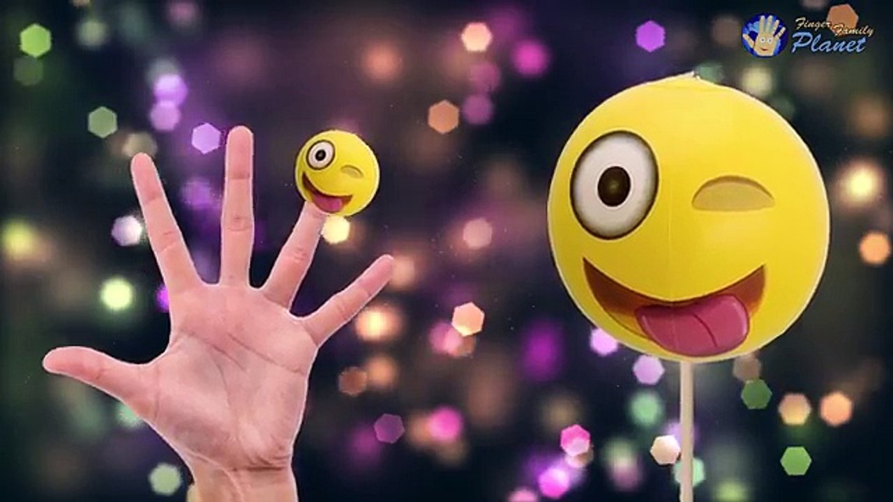 Emoticons Finger Family Nursery Rhymes kaomojis emoji Daddy Finger Song for Children 顔文字 s