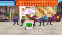 Finger Family Dinosaurs | Lion,Gorilla & Dinosaurs Banana Car Nursery Rhymes & Finger Fami