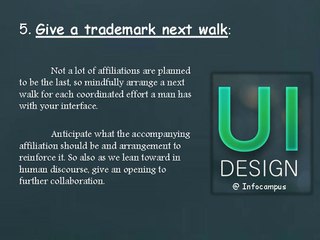 UI Design- Principles to be used during UI Design