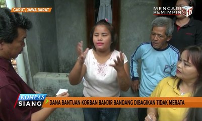 Korban Banjir Bandang Kecewa Bantuan Tak Merata