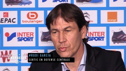 Garcia évoque et les qualités de Sertic en défense