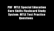 PDF  MTLE Special Education Core Skills Flashcard Study System: MTLE Test Practice Questions