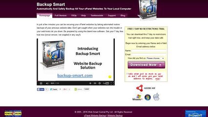 Cpanel Website Backup Software - Must Have