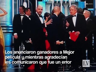Epicas equivocaciones en ceremonias de premiación