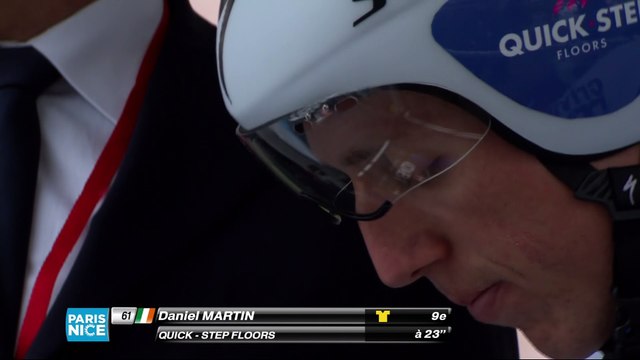 Départ de Daniel Martin - Étape 4 (Beaujeu / Mont Brouilly) - Paris-Nice 2017