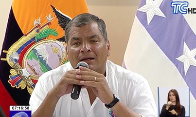 Presidente Correa se refirió a las declaraciones del saliente comandante general del ejercito
