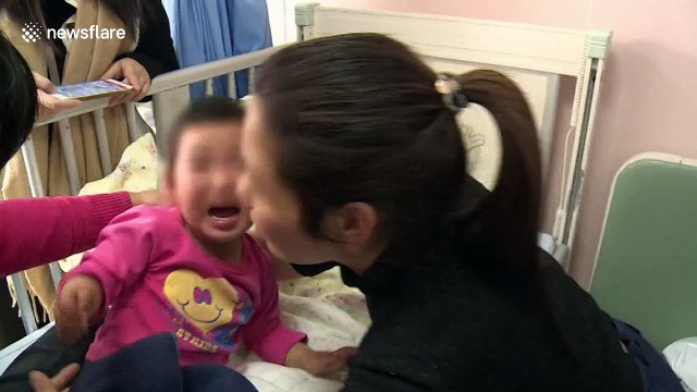 Doctors remove six-centimetre-long needle from toddler's stomach