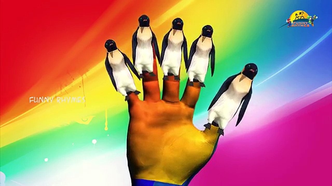Cinco Pingüinos | Animación 3D Rimas y el Bebé Canciones | Rimas infantiles Para Niños En