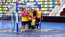 Declaraciones de Andreu Plaza y Paco Sedano en Ciudad Real antes del debut en la Copa de España de futbol sala