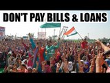 Jat Reservation Row : Don't pay bills, loans directs quota leaders | Oneindia News