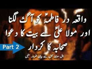 After the martyrdom of the Prophet s.a.w.w What Happened to Bibi Fatima S.a Part 2