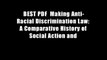 BEST PDF  Making Anti-Racial Discrimination Law: A Comparative History of Social Action and